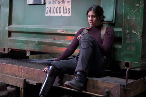 Alaqua Cox as Maya Lopez in Echo alaqua cox as maya lopez in echo