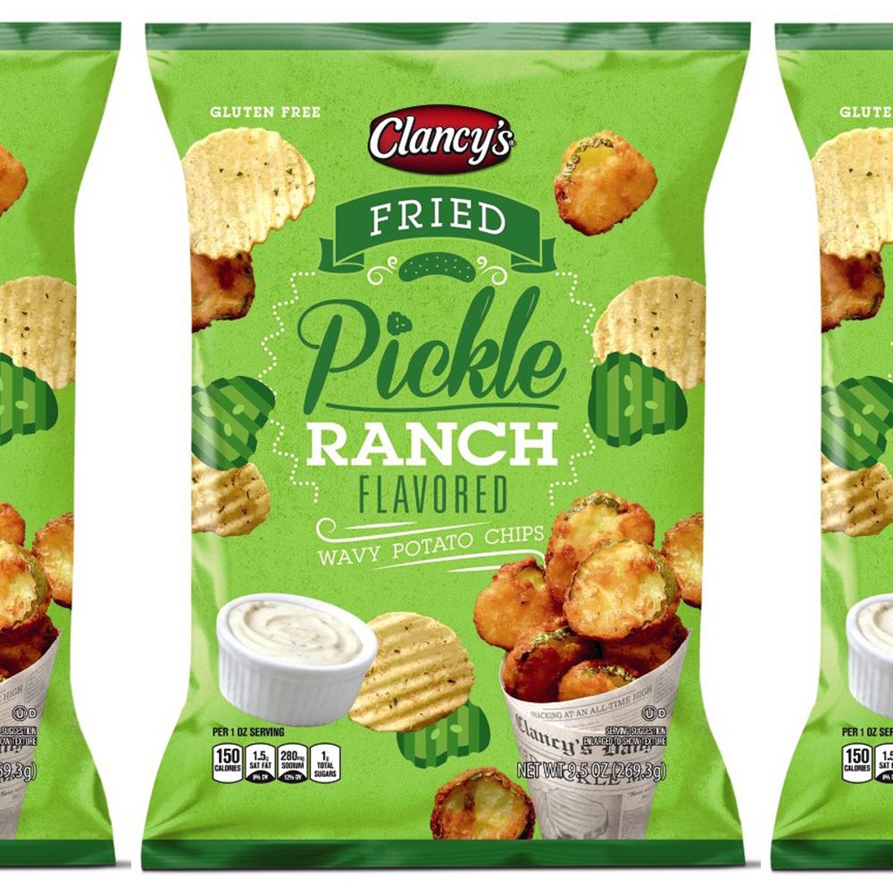 Aldi Is Releasing Wavy Fried Pickle Ranch Chips That Will Remind You Of The Fair