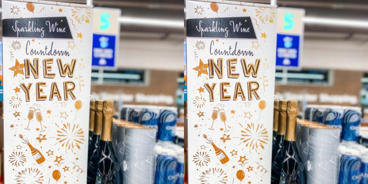 Aldi S New Year Sparkling Wine Calendar Is Here