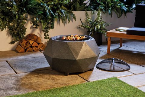 60 Aldi Fire Pit Doubles As Bbq For, Faux Stone Fire Pit