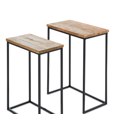 Featured image of post Black And Gold Nest Of Tables : Round nesting small side tables with wooden top, gold stacking end tables for living room bedroom balcony (set of 2).