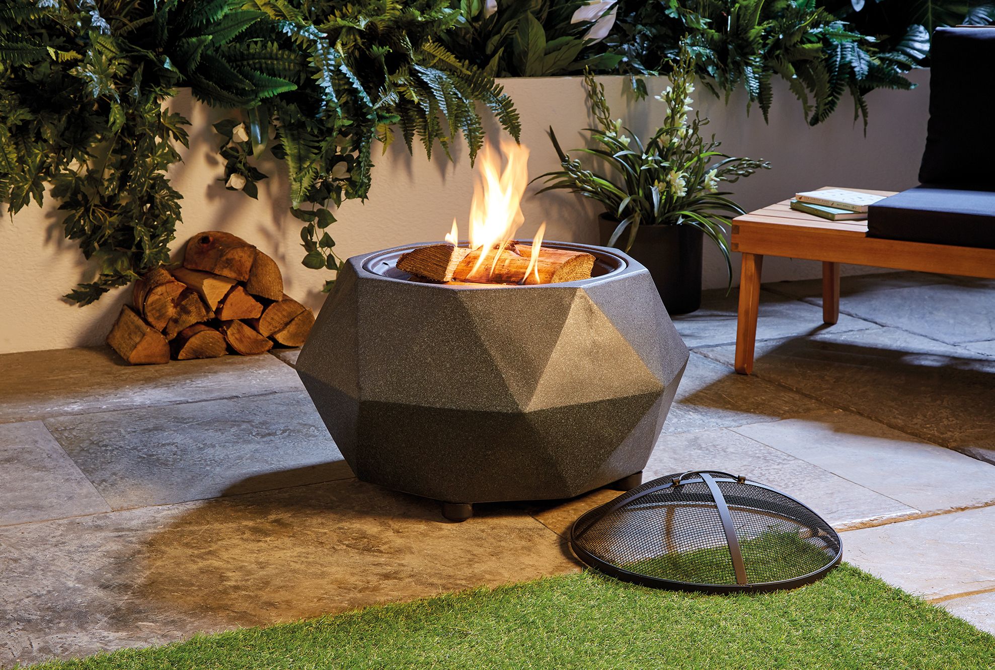 60 Aldi Fire Pit Doubles As Bbq For, Fire Pit Table Combo