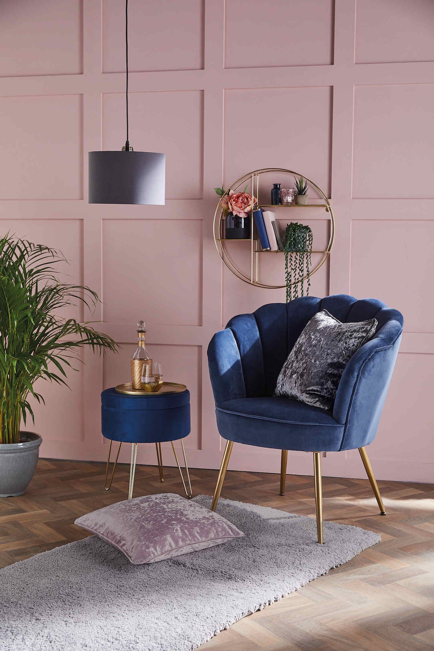 aldi launches velvet scalloped chair — aldi special buys