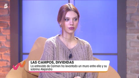 alejandra rubio se enfrenta a carmen borrego tras su críticas