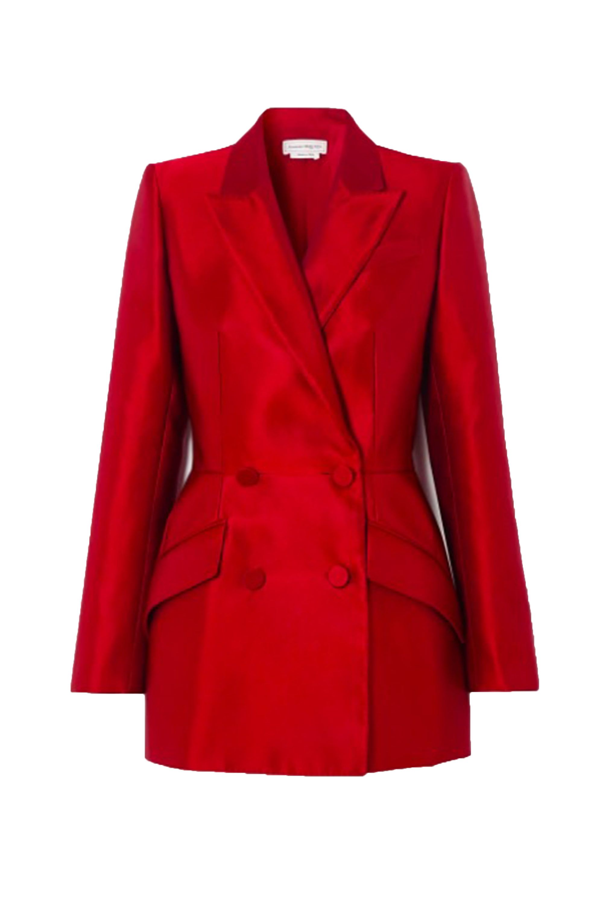 red trouser suits for ladies