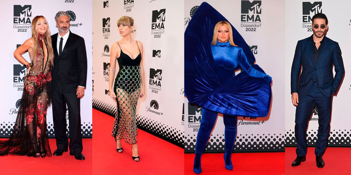 Ellos palo perrito Todos los 'looks' de la alfombra roja de los MTV EMAs