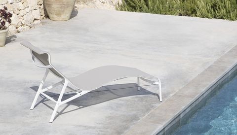 Table, Furniture, Outdoor furniture, Chair, Sunlounger, Architecture, Concrete, Coffee table, 