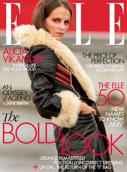 alicia vikander elle october 2020