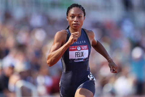 allyson felix at the 2020 us olympic track field team trials day 8