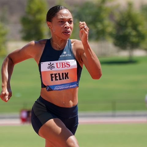 allyson felix usa 150m competes at the weltklasse zurich inspiration games on july 9 2020 in walnut usa © kirby leeweltklasse zurich