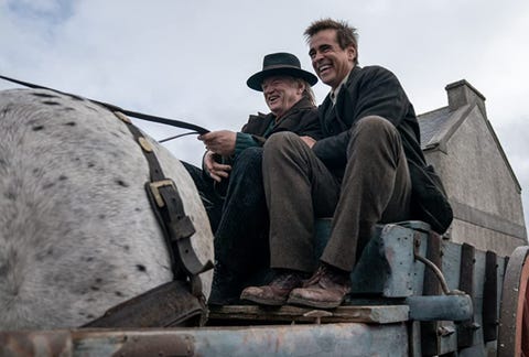 brendan gleeson and colin farrell, in 'Inisherin' Banshees'