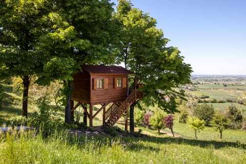 cabaña rústica en medio del campo en airbnb