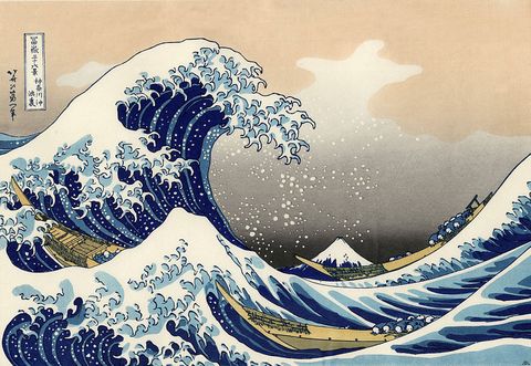 Under the Wave off Kanagawa by Hokusai