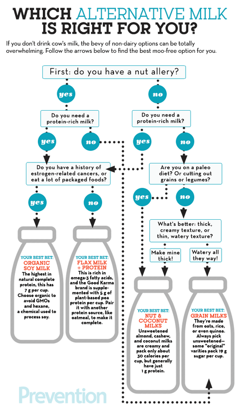 Which Non Dairy Milk Is Best For You Follow This Decision Tree To Find Out Prevention Which Non Dairy Milk Is Best For You Follow This Decision Tree To Find Out Prevention