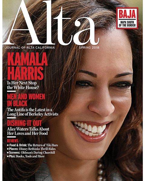 alta cover, spring 2018, issue 2, kamala harris