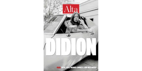 alta cover, spring 2022, joan didion, julian wasser photo