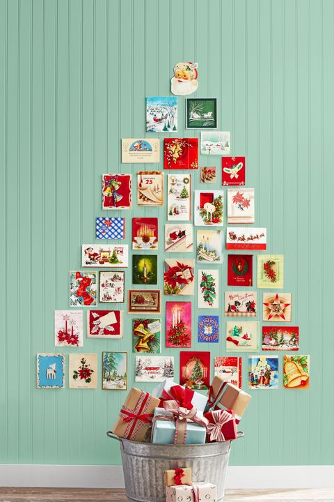 alternative christmas trees cards