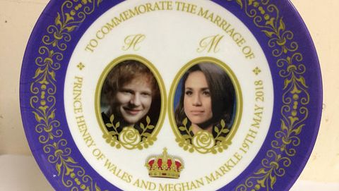 Alternative royal wedding plate - Etsy - ModernChintz