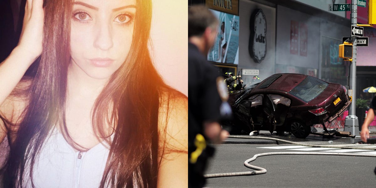 18 Year Old Alyssa Elsman Was Killed Yesterday In The Times Square Car Crash 0034