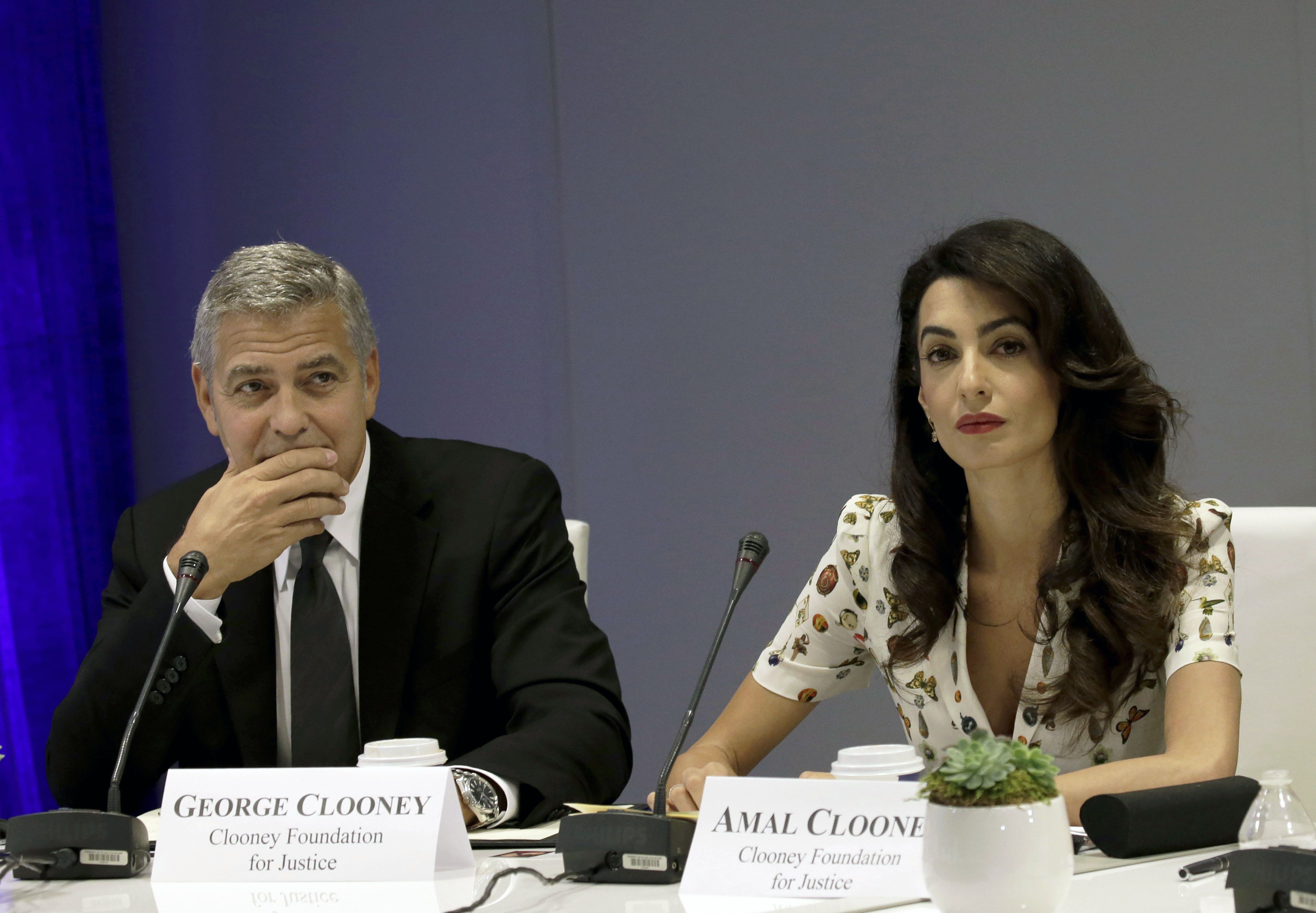 Amal Clooney Discussed the "Assault on Journalists" in a UN Speech