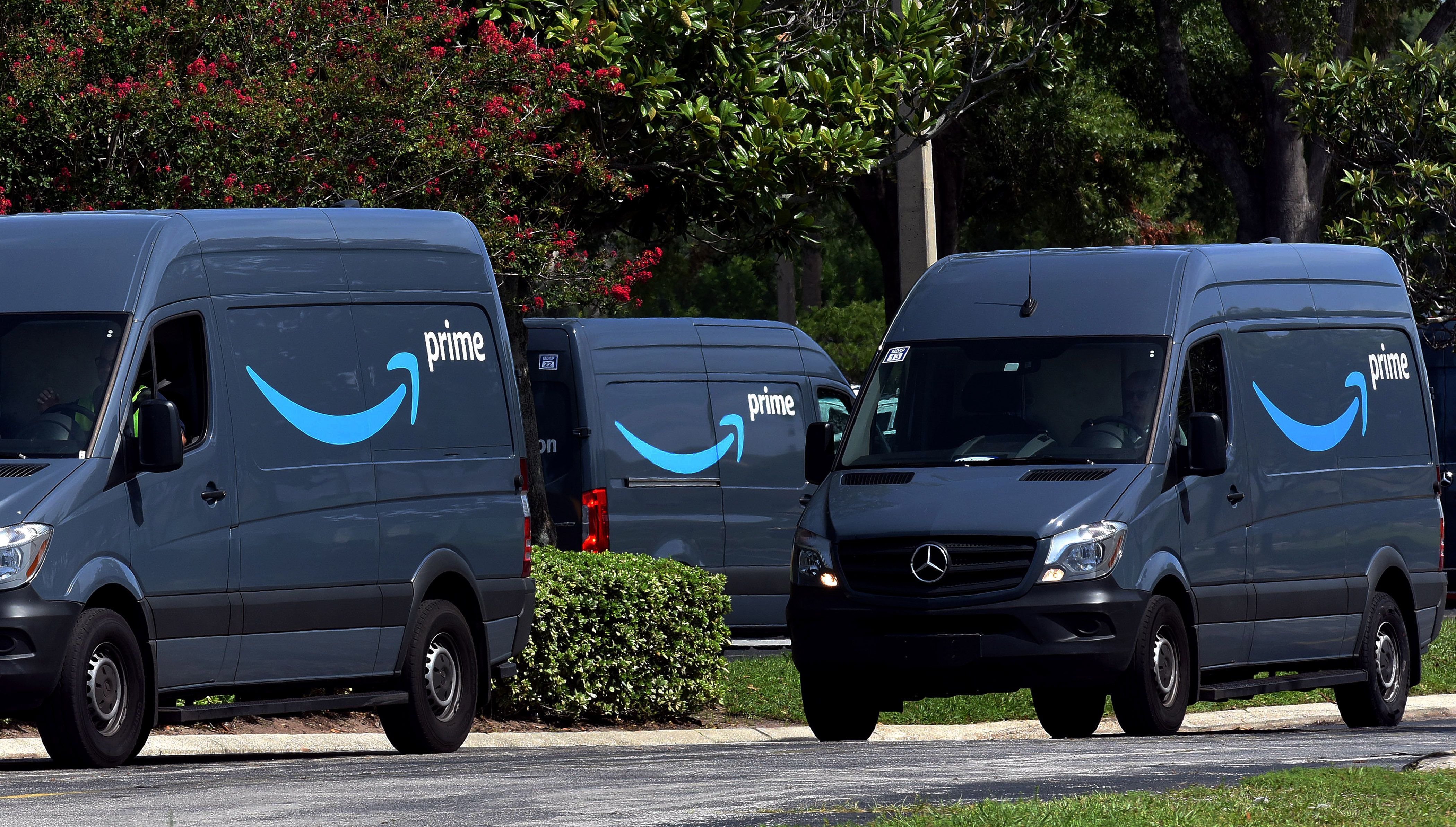 amazon delivery van driver