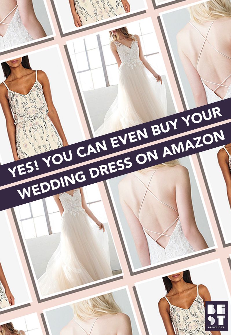 buying a wedding dress from amazon