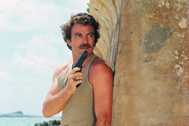 Tom Selleck ist 'Magnum, P.I.'Magnum, P.I.'