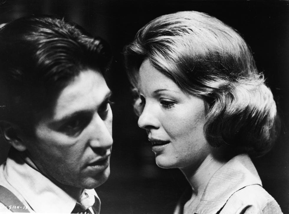Al Pacino & Diane Keaton In "The Godfather' al pacino