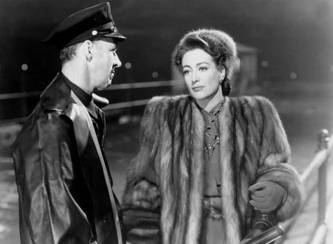 broad shoulder trend, shoulder pads, on the set of mildred pierce