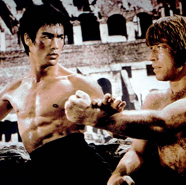 Cuando Bruce Lee decidió desafiar a Chuck Norris en el Coliseo