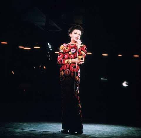 Judy Garland auf der Bühne