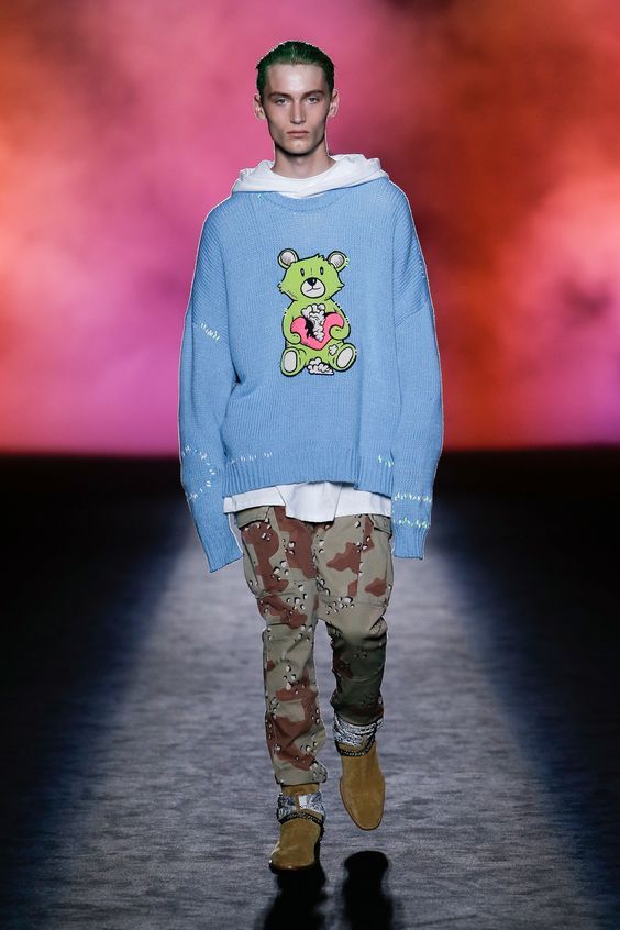 amiri bear sweater