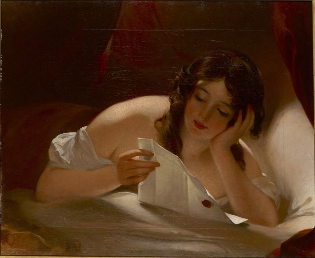 the love letter, 1834 dimensions height x width x depth 64 x 76 cm photo by ashmolean museumheritage imagesgetty images