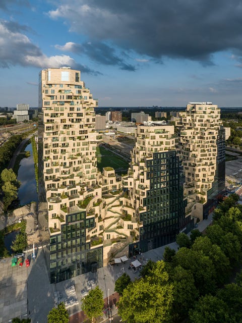 amsterdam, mvrdv, valley, architettura, tetris, terrazzi