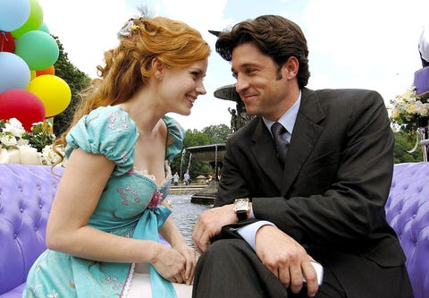 amy adams con patrick dempsey en encantada de 2007