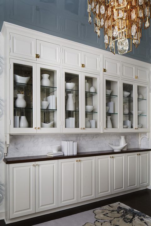 20 Creative Ideas For Displaying China, White Corner China Cabinet With Glass Doors
