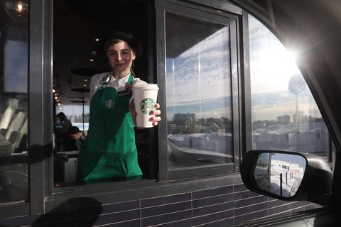 First Starbucks drive-thru opens in Russia