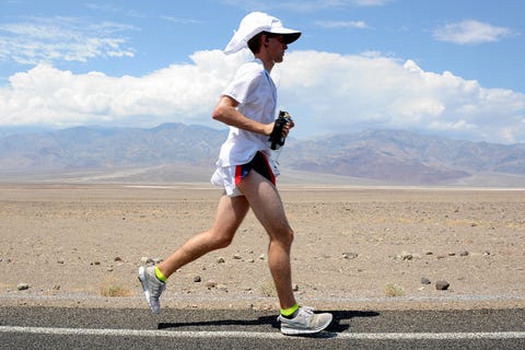 An unidentified runner makes his way acr an unidentified runner makes his way acr