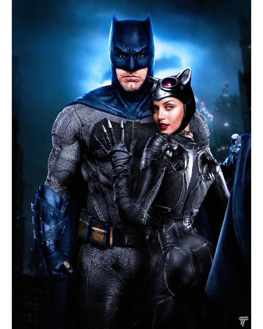 Ana de Armas es la Catwoman del Batman de Affleck en un fan art