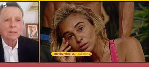 ana maria ortega cano plato television doble imagen de ana maria y ortega cano en supervivientes y telecinco