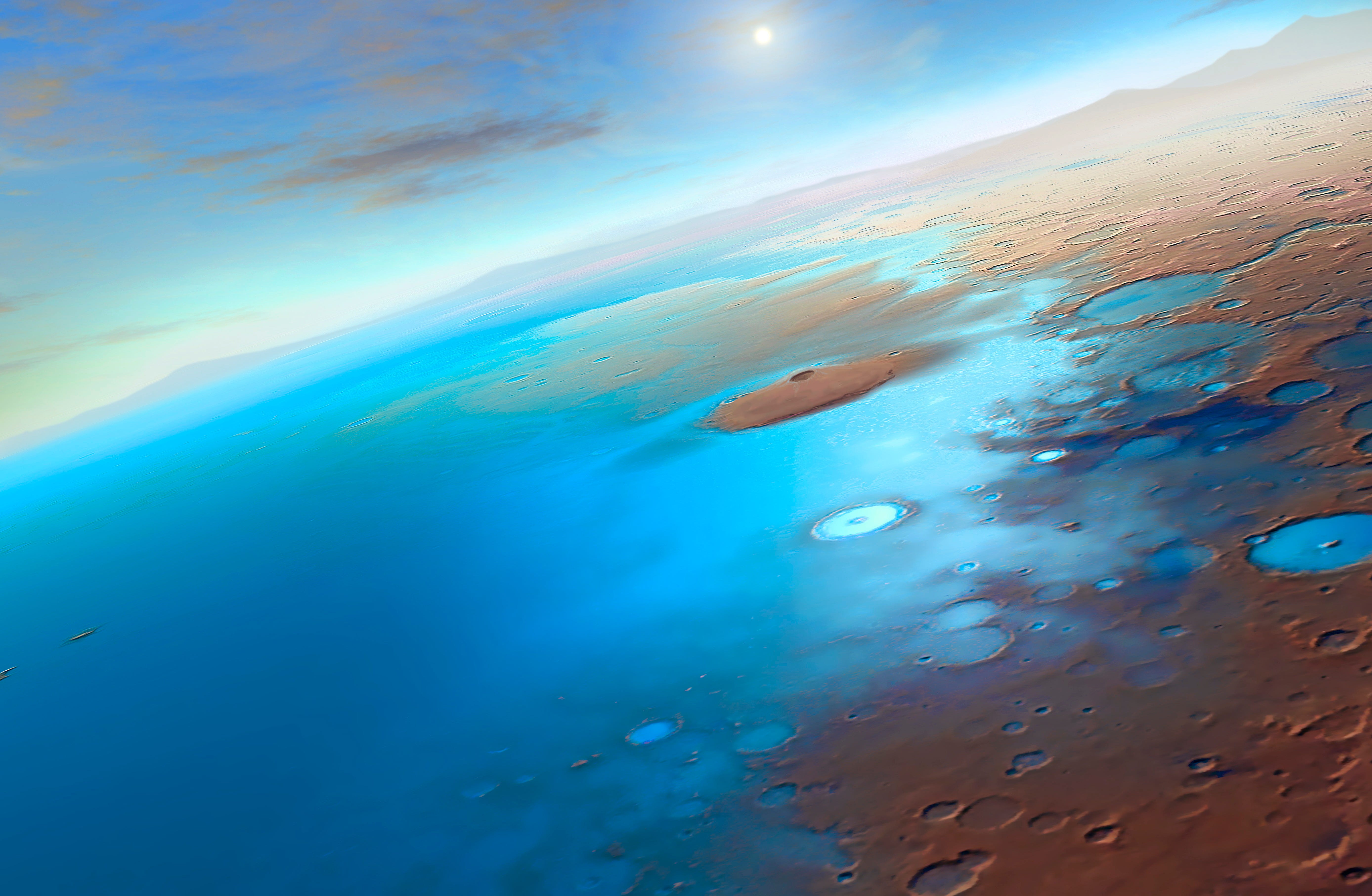 A Hidden Ocean Is Lurking Deep Within Mars' Crust