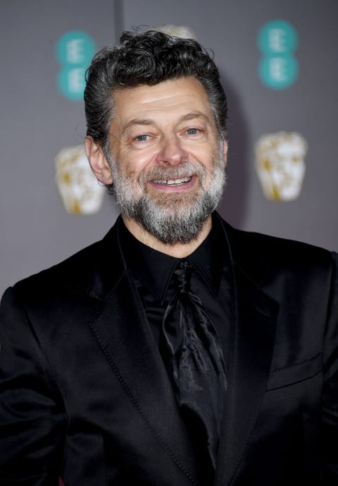 ee british academy film awards red carpet arrivals 2020, andy serkis