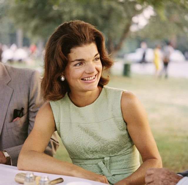 circa 1960s  former first lady jacqueline kennedy enjoys herself at a picnic circa the 1960s  photo by michael ochs archivesgetty images