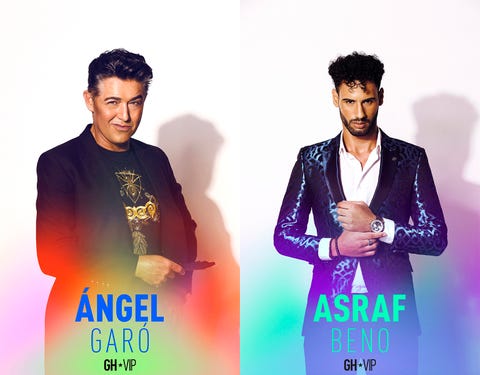 Ángel Garó y Asraf Beno, nominados en GH VIP 6. Foto oficial Ángel Garó y Asraf Beno, nominados en GH VIP 6. Foto oficial