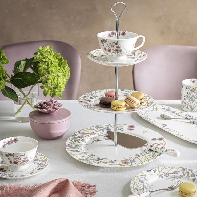 escape to the chateau's angel strawbridge launches vintage inspired afternoon tea range