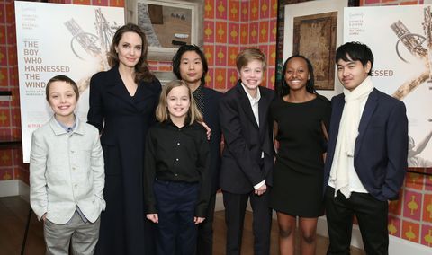 Angelina Jolie and Her Kids
