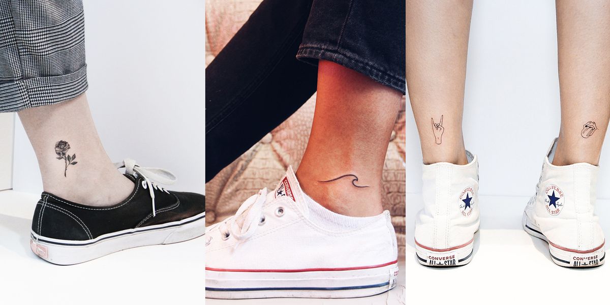 20 Ankle Tattoo Ideas and Designs to Copy - Tiny Tattoo Styles