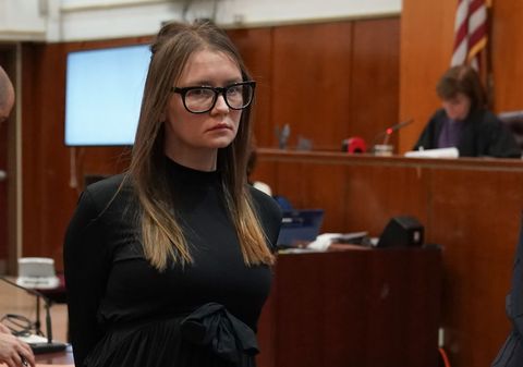 fake german heiress anna sorokin is led away after being sentenced in manhattan supreme court may 9, 2019  following her conviction last month on multiple counts of grand larceny and theft of services photo by timothy a clary  afp        photo credit should read timothy a claryafp via getty images