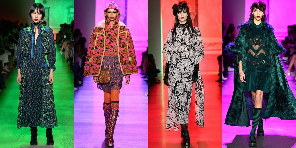 Anna Sui's Fall 2020 Runway Collection Was Full of Dark Romance