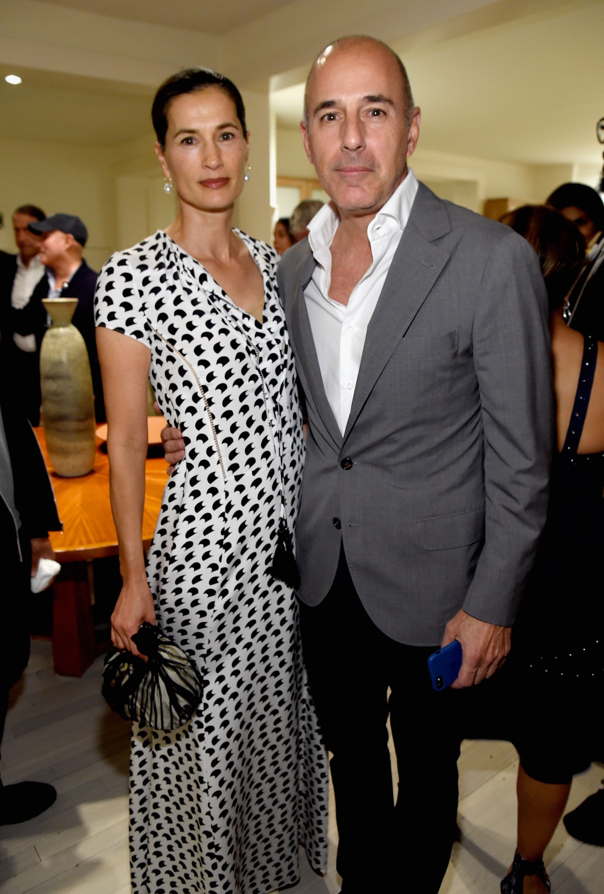 What Is Matt Lauer Doing Now Latest News On Fired NBC Today Show Anchor   Annette Roque And Matt Lauer Attend Apollo In The Hamptons News Photo 1568040550 